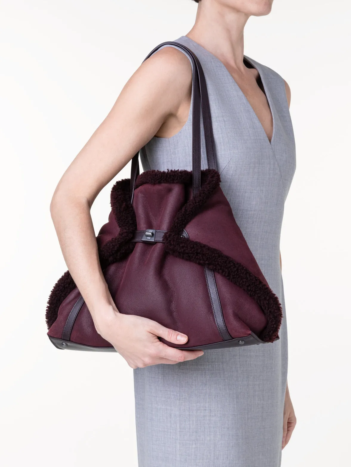 Ai Medium Shoulder Tote - Reversible