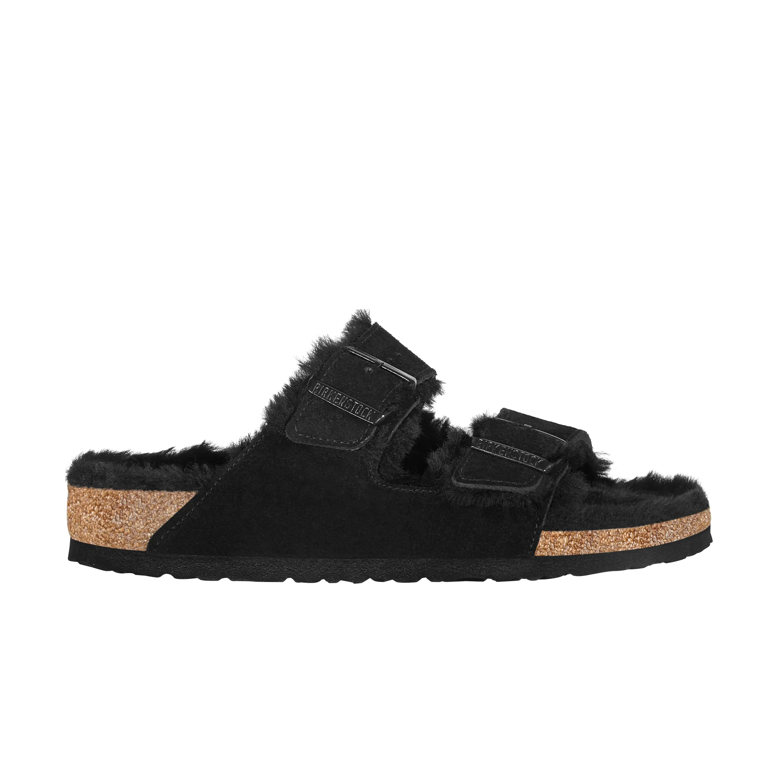 Arizona Shearling Black Suede Leather/Shearling