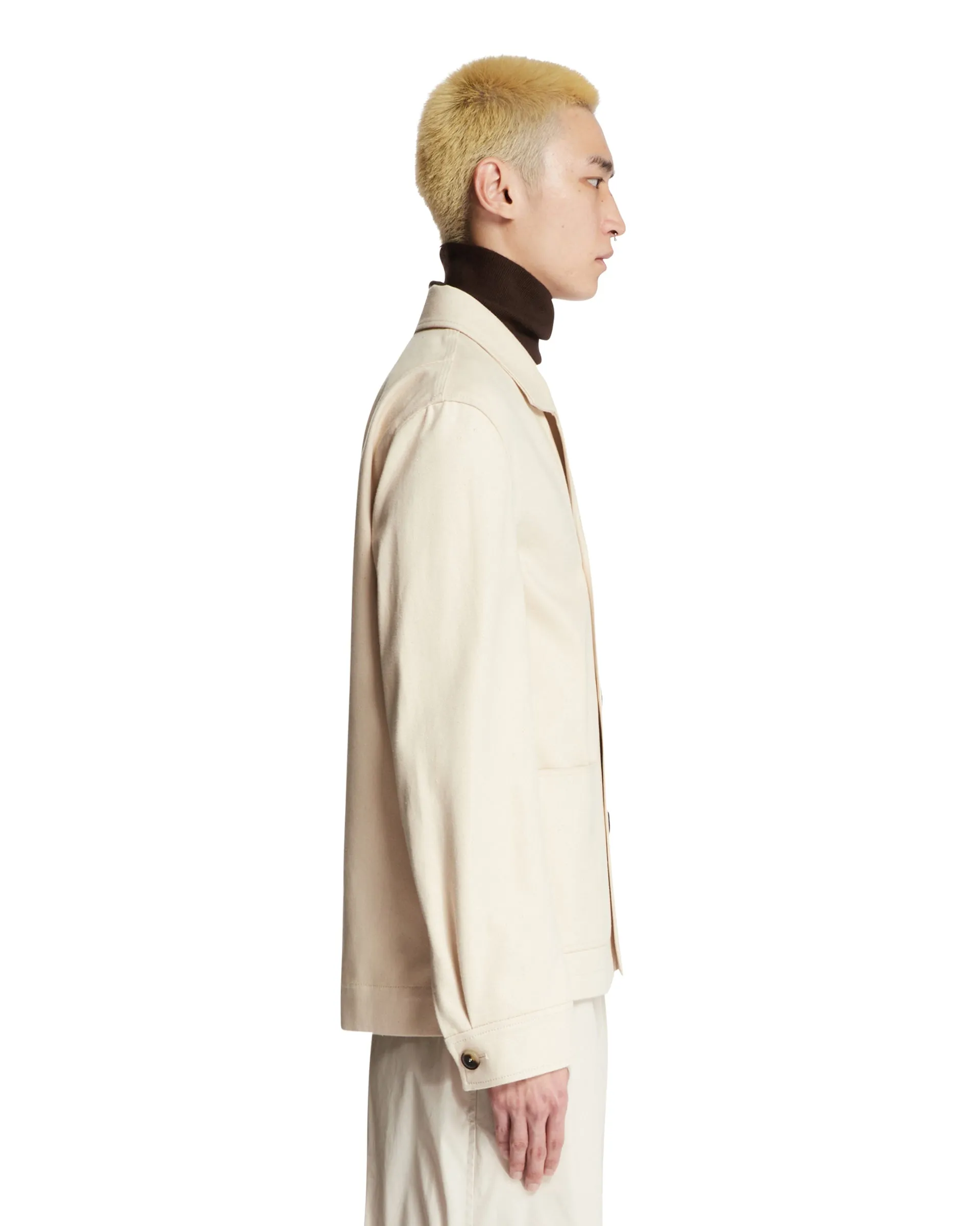 Beige Cotton Jacket