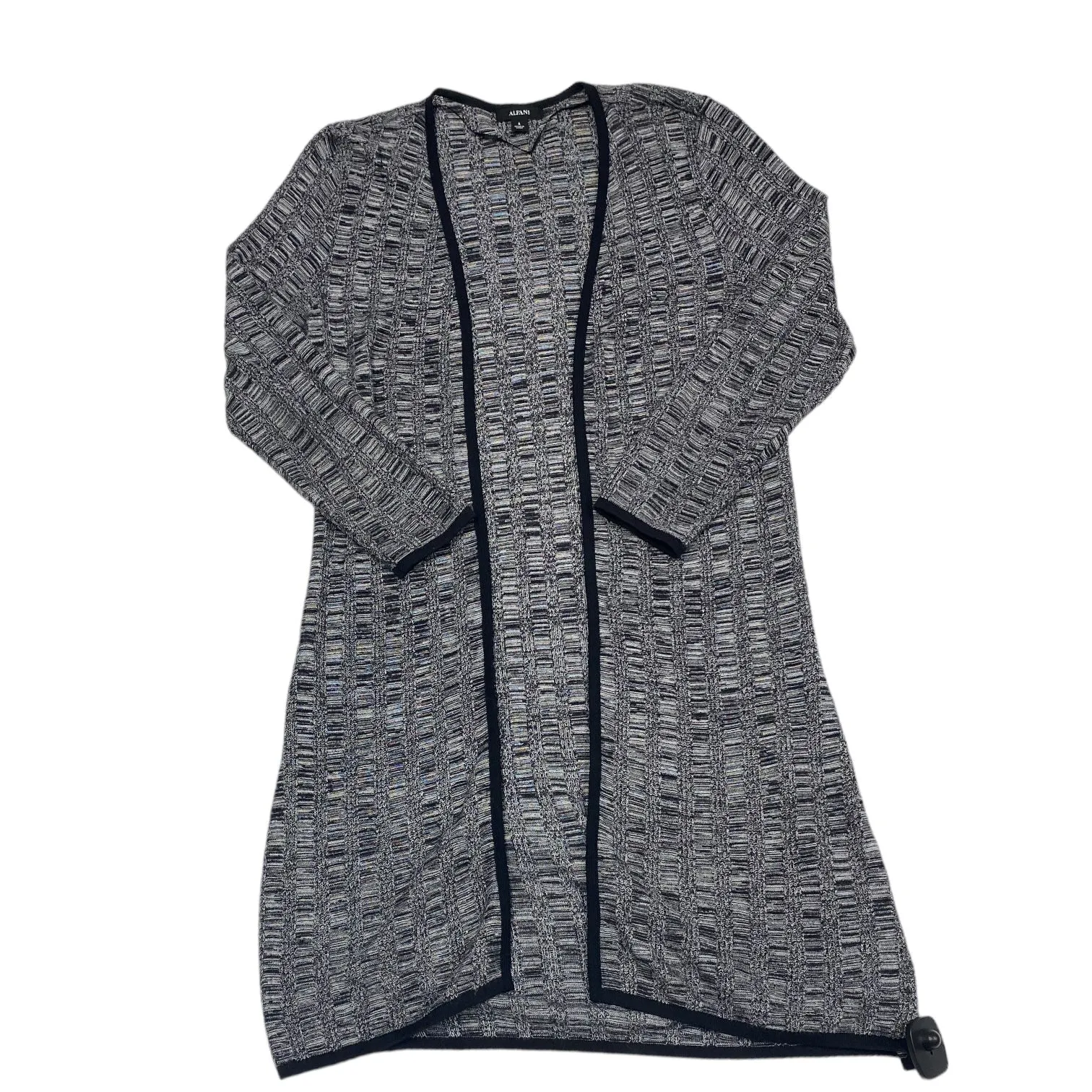 Black & Grey Sweater Cardigan Alfani, Size S