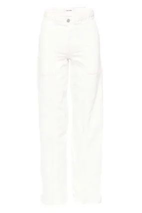 Braided Waistband Wide Leg Jean