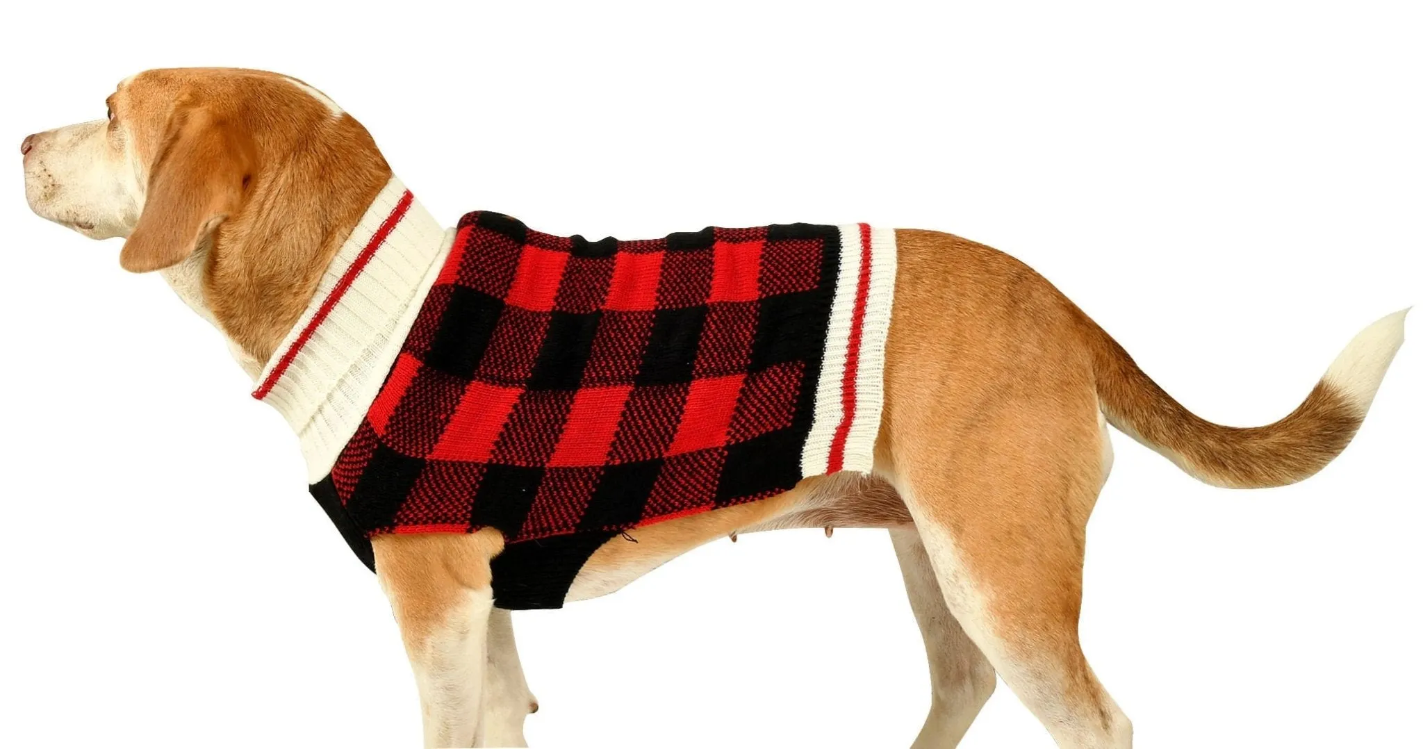 Buffalo Plaid Dog Sweater