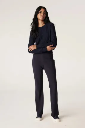 Cable - Dana Crepe Pant - Navy