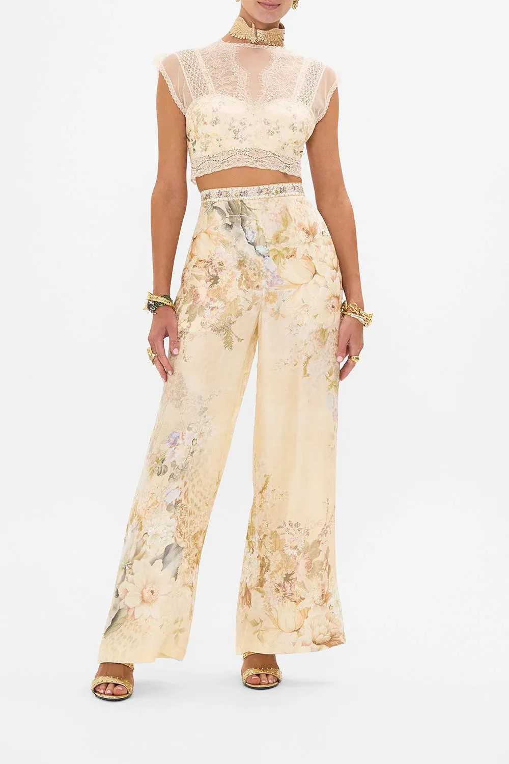 Camilla Minimal Wide Leg Pant - Adorned In Antiquity