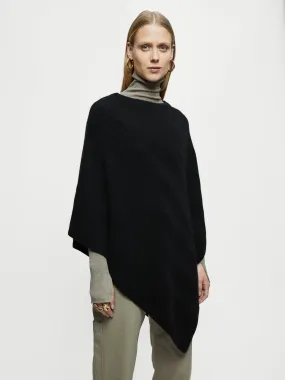 Cashmere Poncho | Black