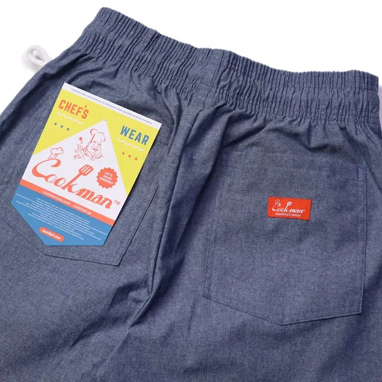 Cookman Chef Short Pants - Chambray : Light Blue