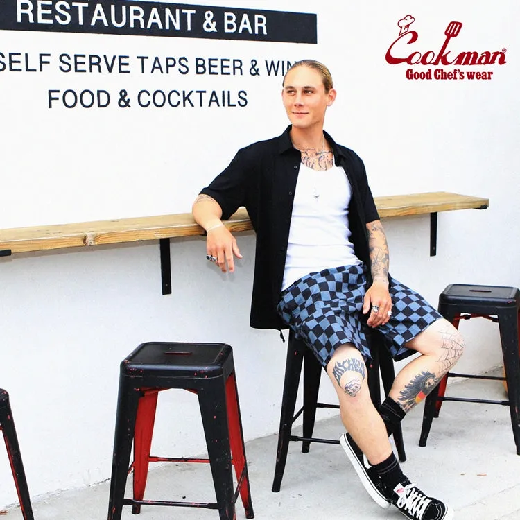 Cookman Chef Short Pants - Checker : Charcoal