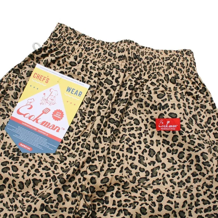 Cookman Chef Short Pants - Leopard