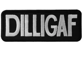 Daniel Smart DILLIGAF Patch, 4 x 1.5 inches