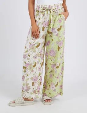 Emmeline Wide Leg Pant Spliced Floral Print