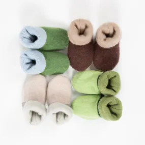 Lucky Dip 0-6 Month Cashmere Baby Booties