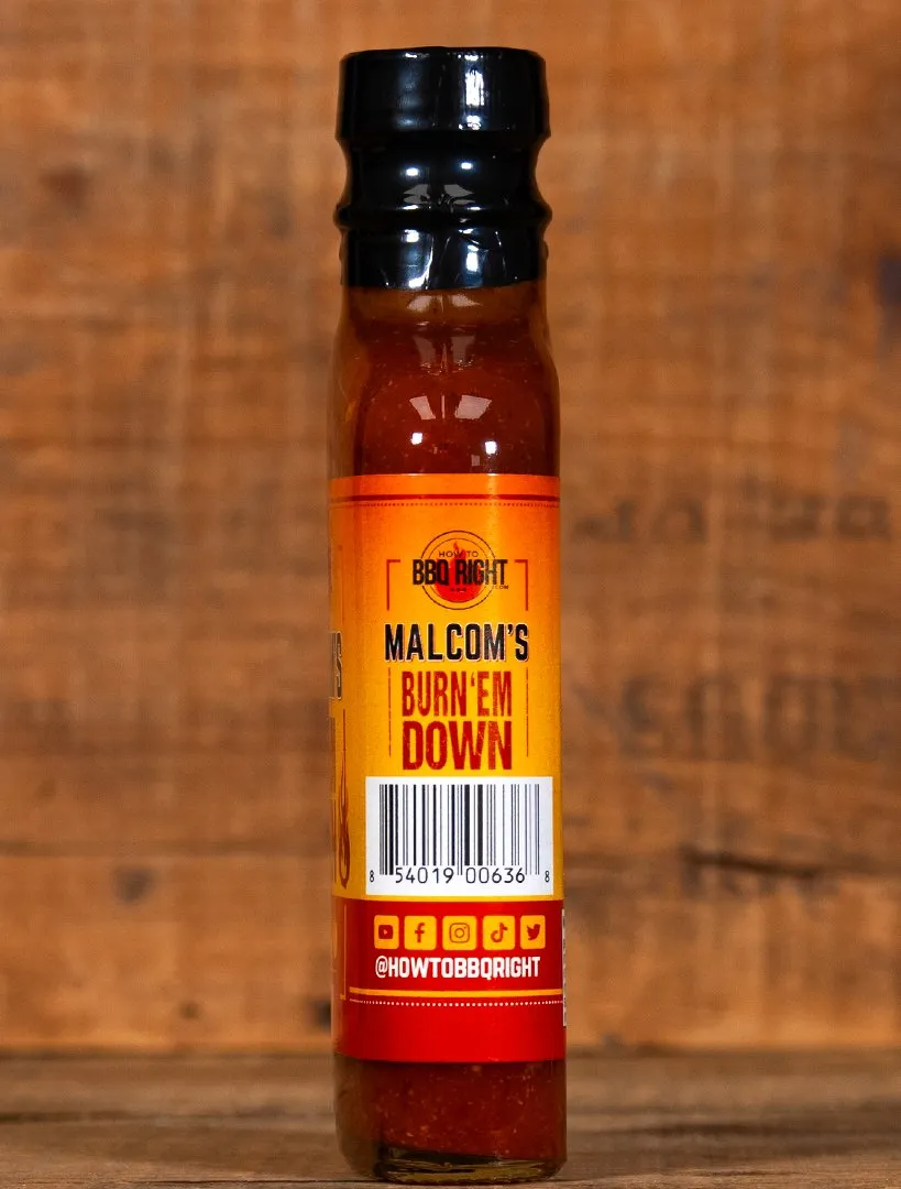 Malcom's Burn 'Em Down Hot Sauce