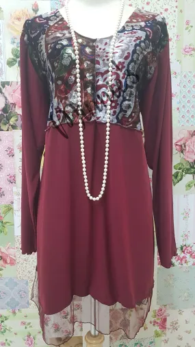 Maroon Top LR08