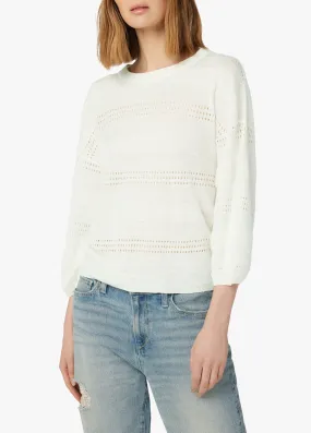 NARA POINTELLE PULLOVER SWEATER