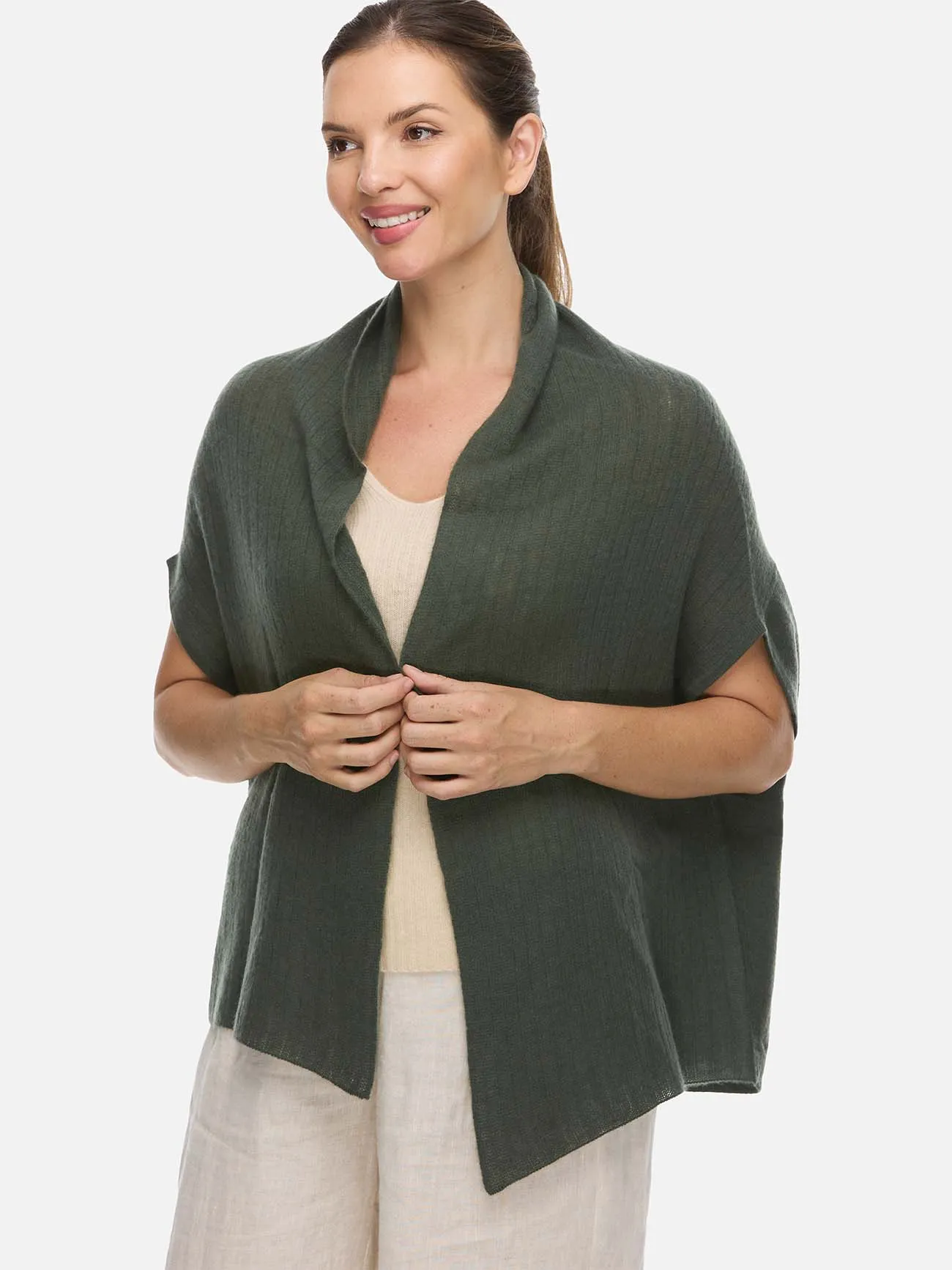 Olive Effortless Vest