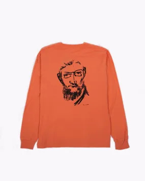 Self Portrait L/S Tee - Terracotta