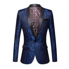 The Talbot Slim Fit Blazer Suit Jacket - Cobalt