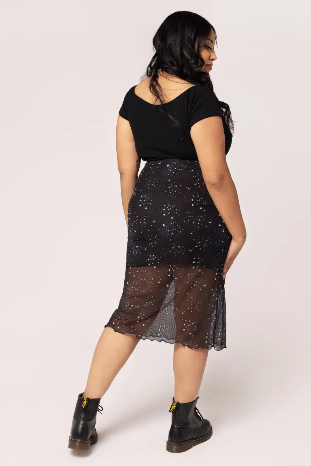 Zodiac Mesh Skirt